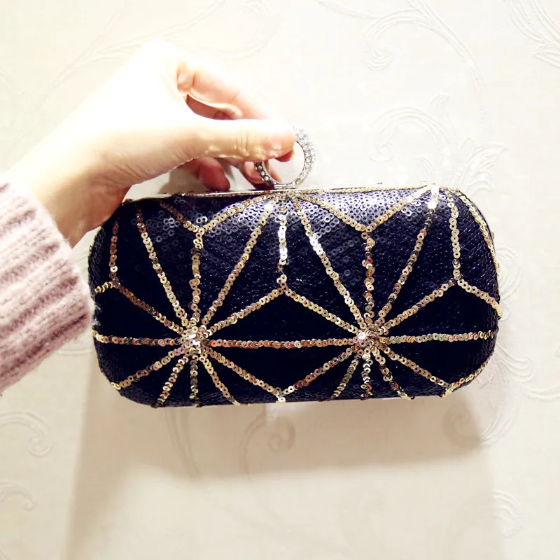 ETAILL Роскошные блестящие женские свадебные сумки на плечо для невесты вечерние