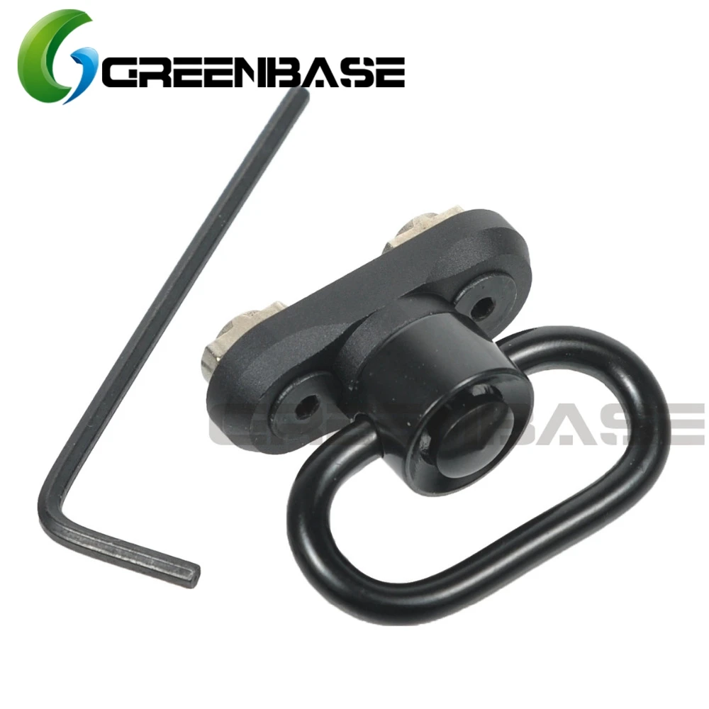 Greenbase Mlok QD ремень для ружья Поворотный рельсовый адаптер с быстроразъемной