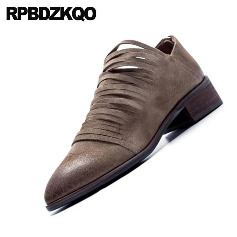 Ботильоны из натуральной кожи с молнией Размер 4 34 Новинка Дизайнерская обувь