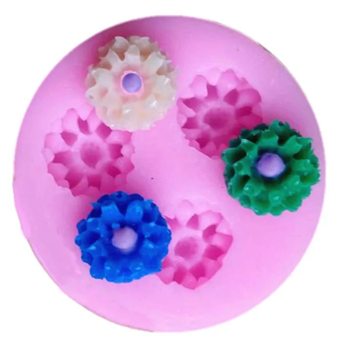 Силиконовая Круглая форма сделай сам для выпечки подсолнухов помадки торта