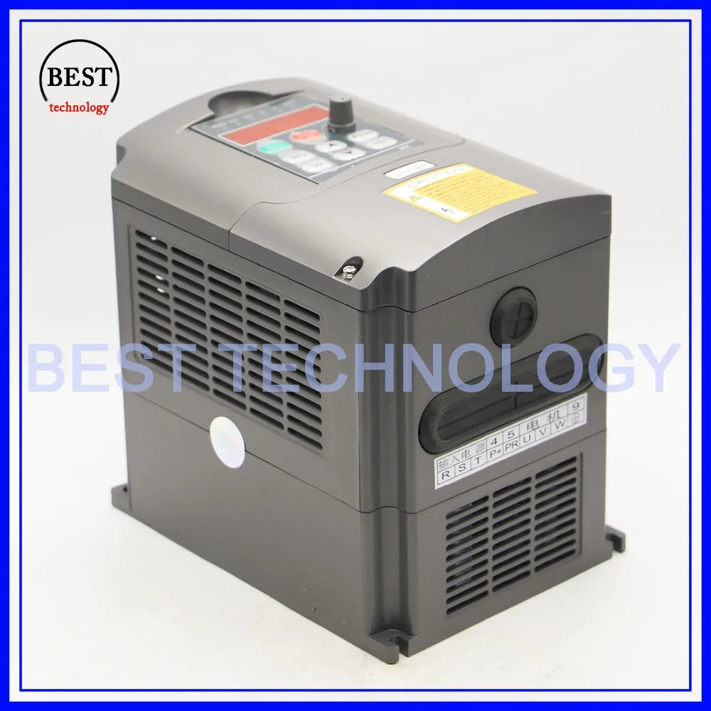ЧПУ шпиндель мотора контроль скорости 220V 1.5kw VFD частотно-регулируемый привод инвертор 1HP или 3HP Вход 3HP Выход для станка с ЧПУ driverl