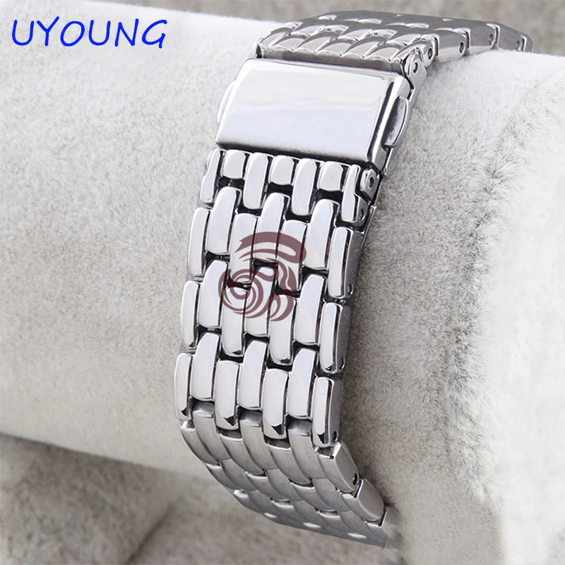 Роскошный ремешок для часов из нержавеющей стали сменные Стальные Ремешки Citizen