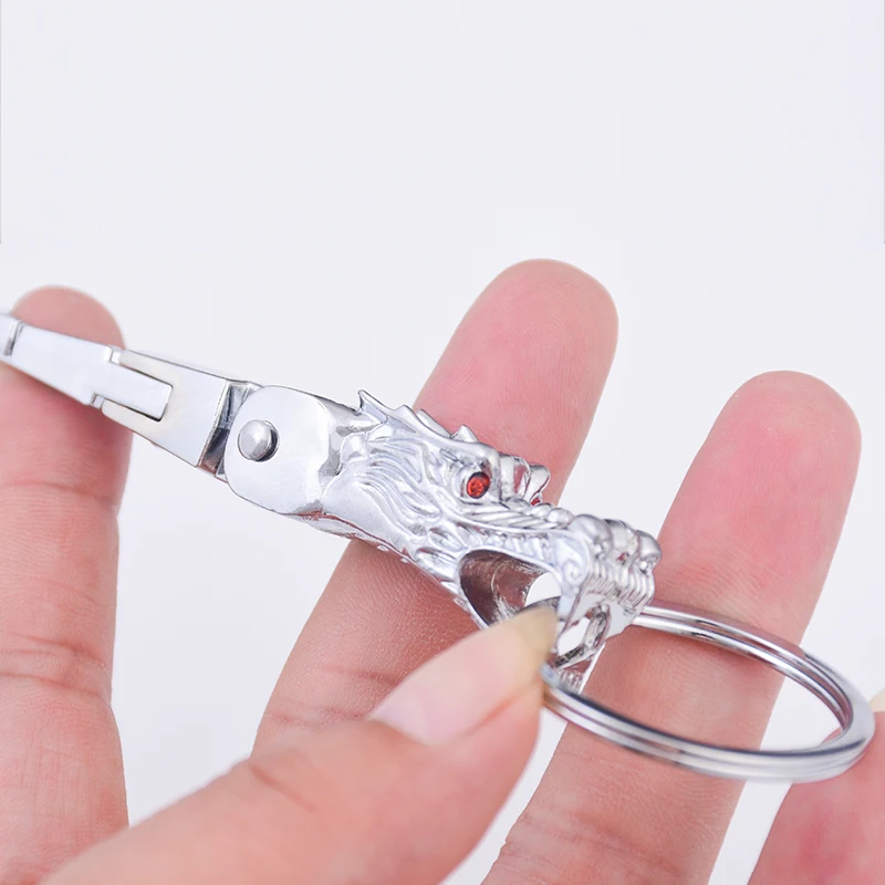 Брелок в виде головы дракона, брелок для ключей, подвесная Автомобильная цепочка для ключей, держатель для ключей, sleutelhanger chaviro llaveros hombre