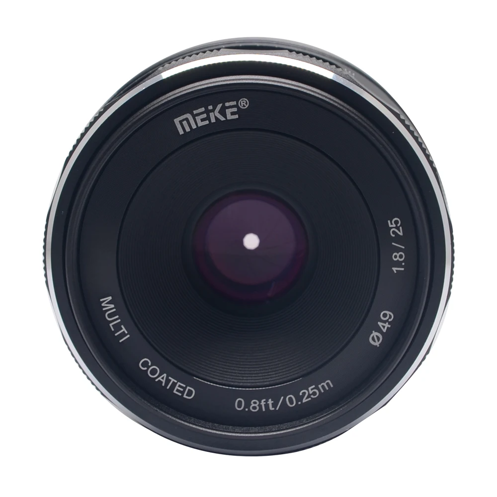 Майке 25 мм f/1,8 Широкий формат Объектив Ручная фокусировка объектива для Canon EF-M G7XII G3X M2 M5 M6 M3 m10 M50 беззеркальных камер с APS-C
