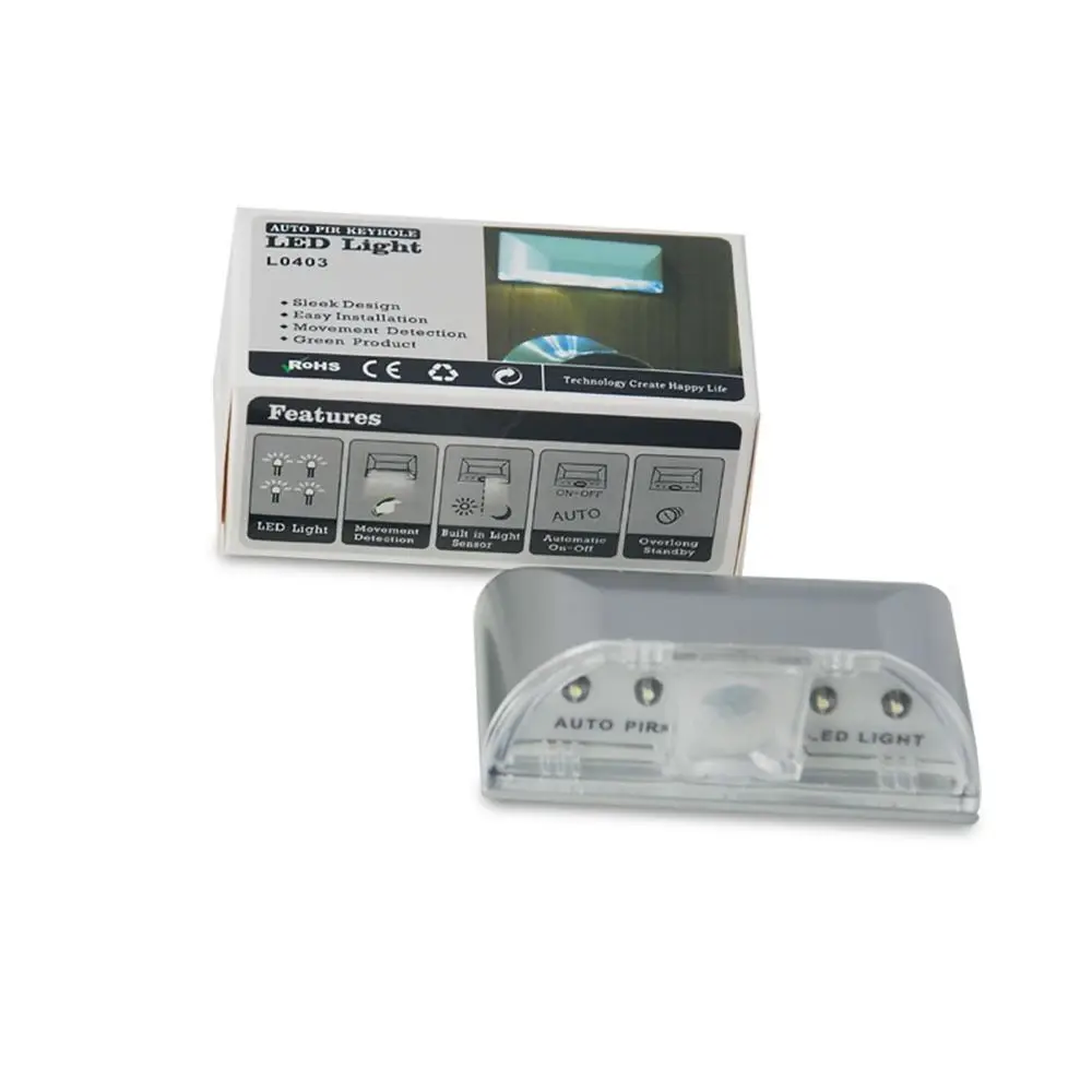 1 шт. беспроводная инфракрасная лампа с датчиком движения 4 светодиодный|light lamp|lamp