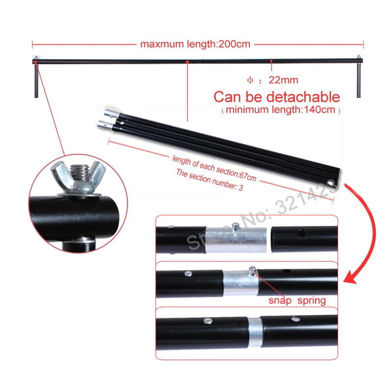 Фон для фотостудии 2*2 м Профессиональные фоны фотосъемки система поддержки