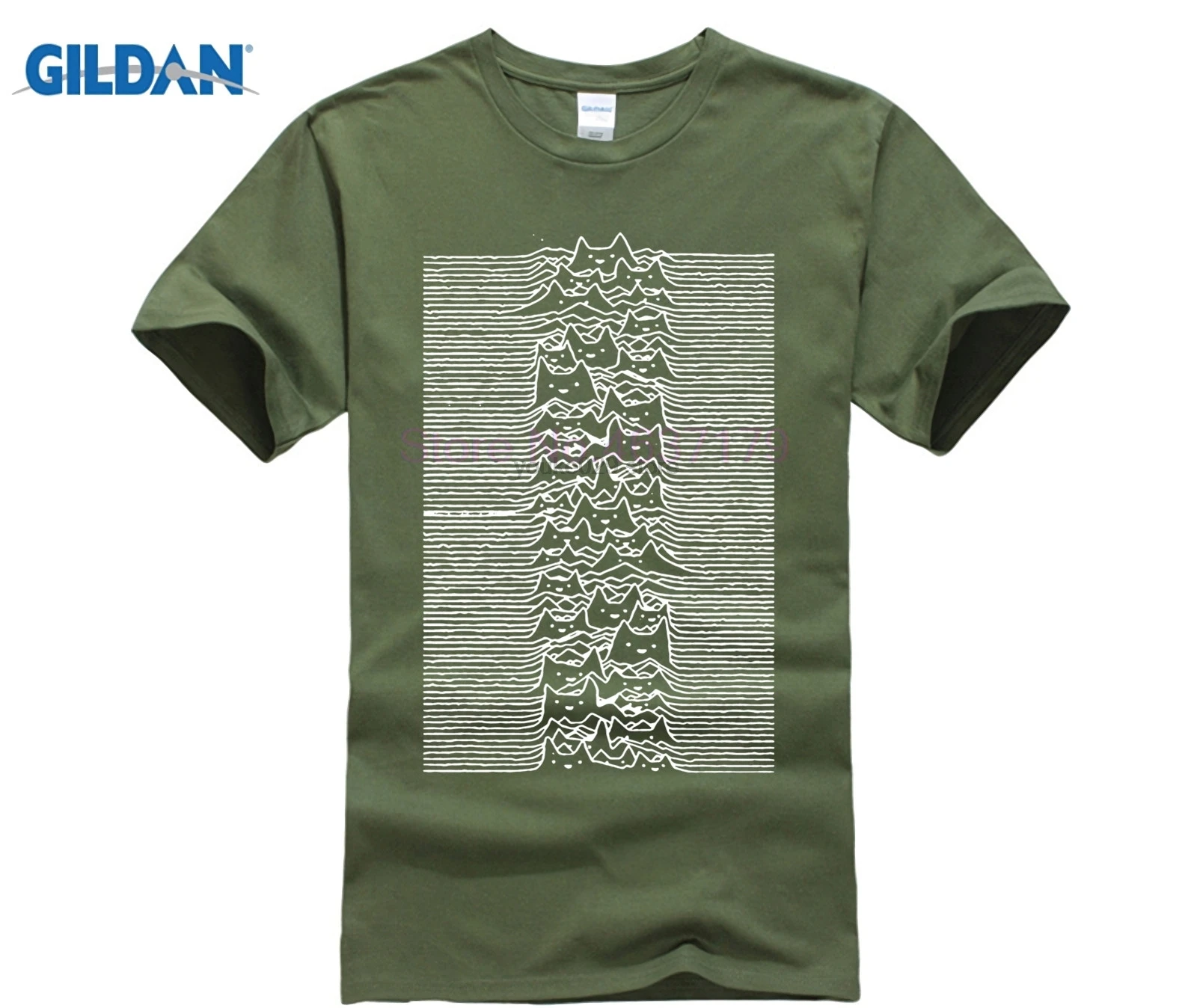Мужские Забавные футболки Joy Division Unknown Pleasures большие размеры XXXL Hombre с круглым