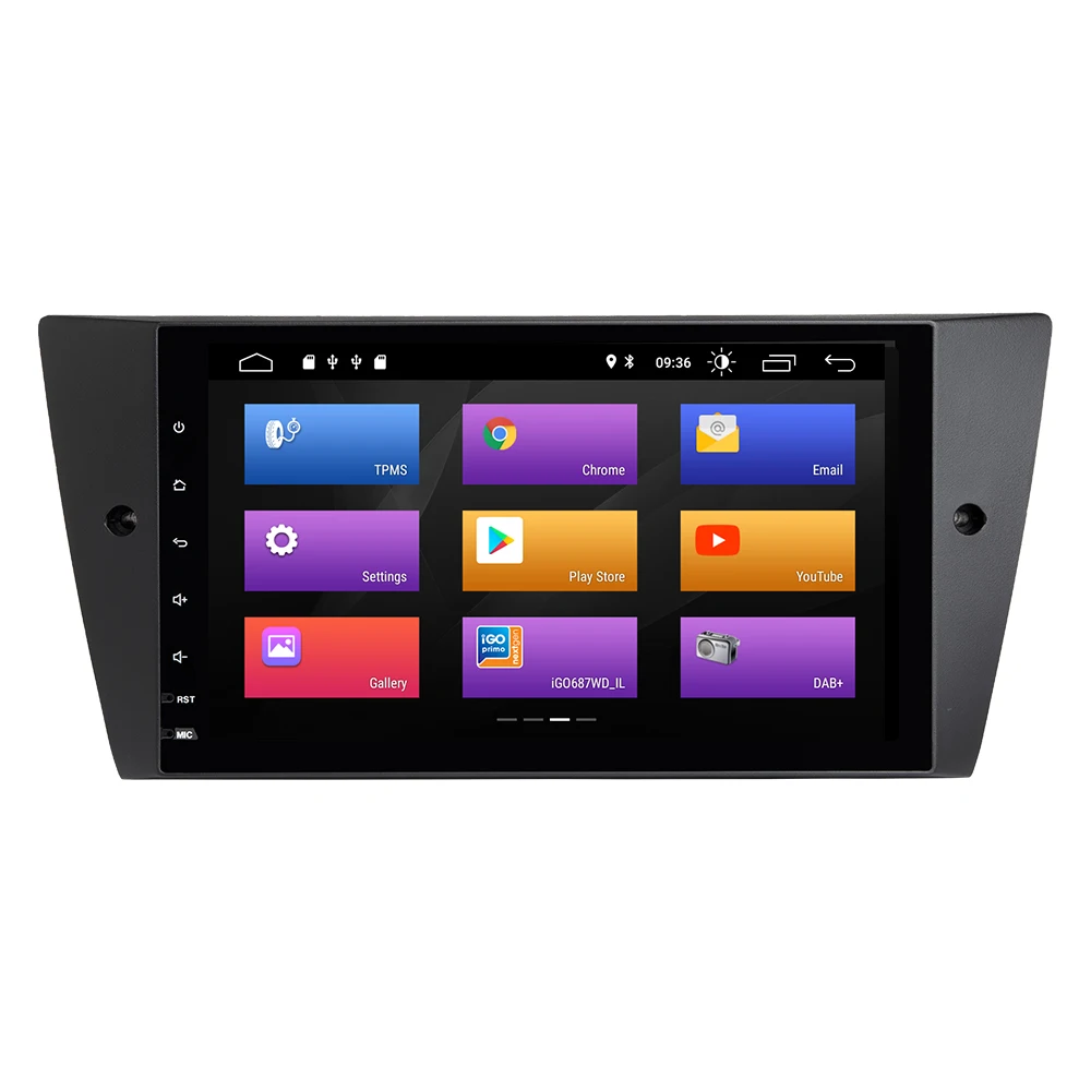 9 дюймов Android 04 ядро автомобиля нет dvd плеер ForBMW E90 седан E91 Touring E92 Кабриолет Wifi 3g/4G