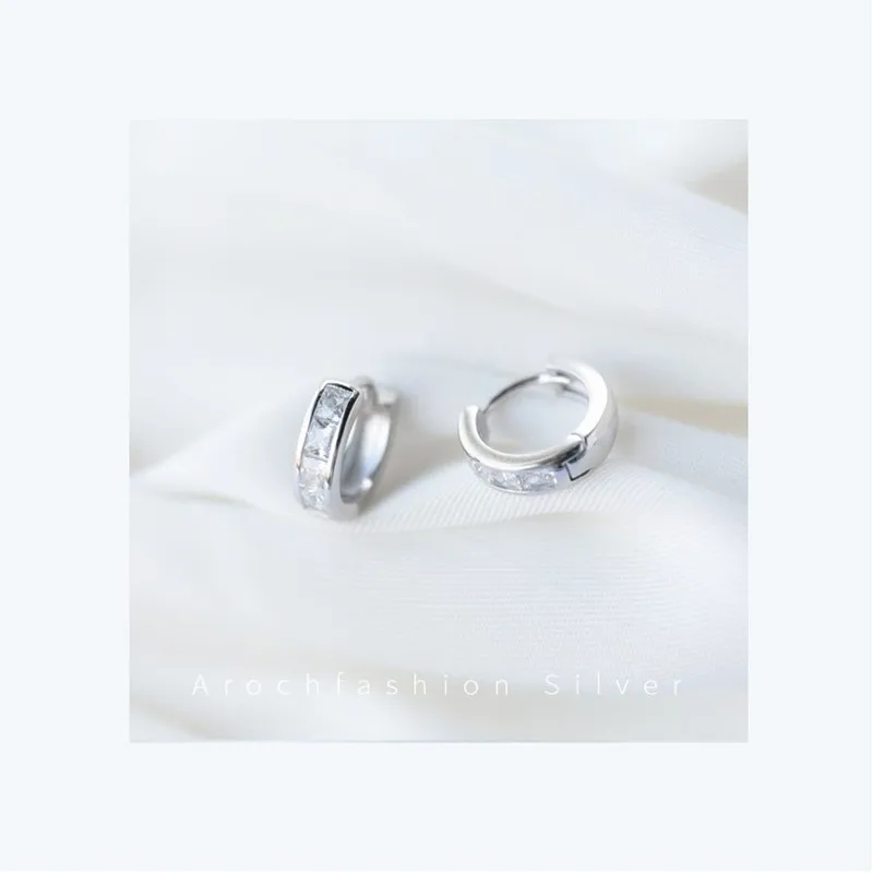 Серьги из стерлингового серебра 925 кольцо с микроинкрустацией ювелирные изделия