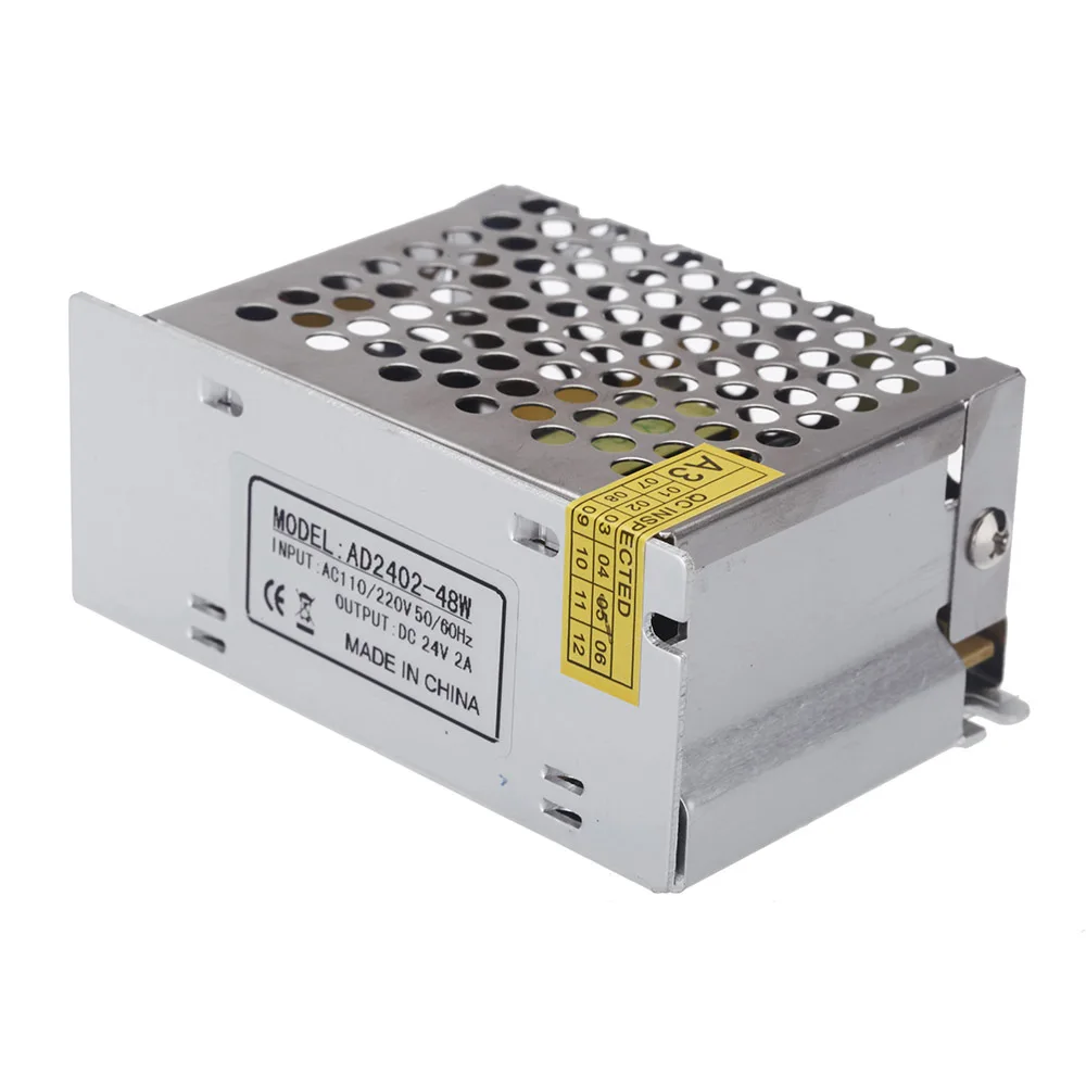 

AAA 1Pc 24V 2A 48W AC 100V-240V To DC Power Controller Switch for Led Strip 2A Led control Led switch Voltage Transformer