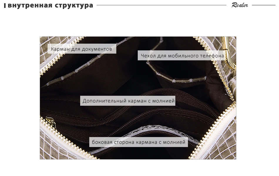 Realer брендовая натуральная кожа женщин сумки небольшой сумка на ремне Женские Классические Змеиный узор кожаная сумка，дамские сумки мешок