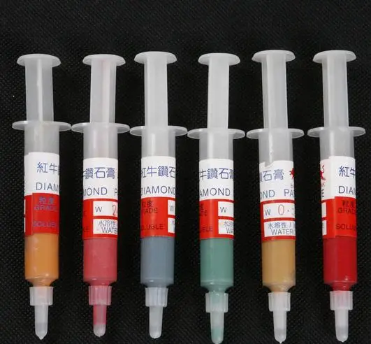 12 шт. Diamond абразивной пастой трубки иглы шлифовальные пасты притирки соединение