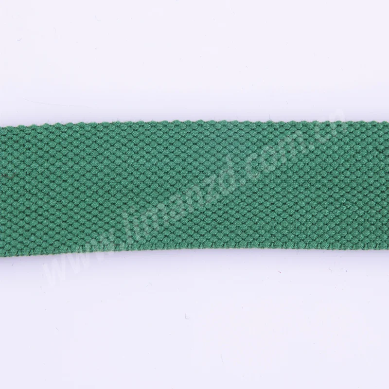 

green cotton webbing tape 1 inch in stock for sale 50 yards/lot