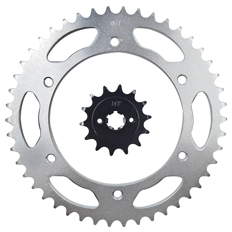 Передняя и задняя звездочки AHL 520 для мотоцикла 13T 46T 14T 15T HYOSUNG GT250 R Sport Comet FI EFI Pi