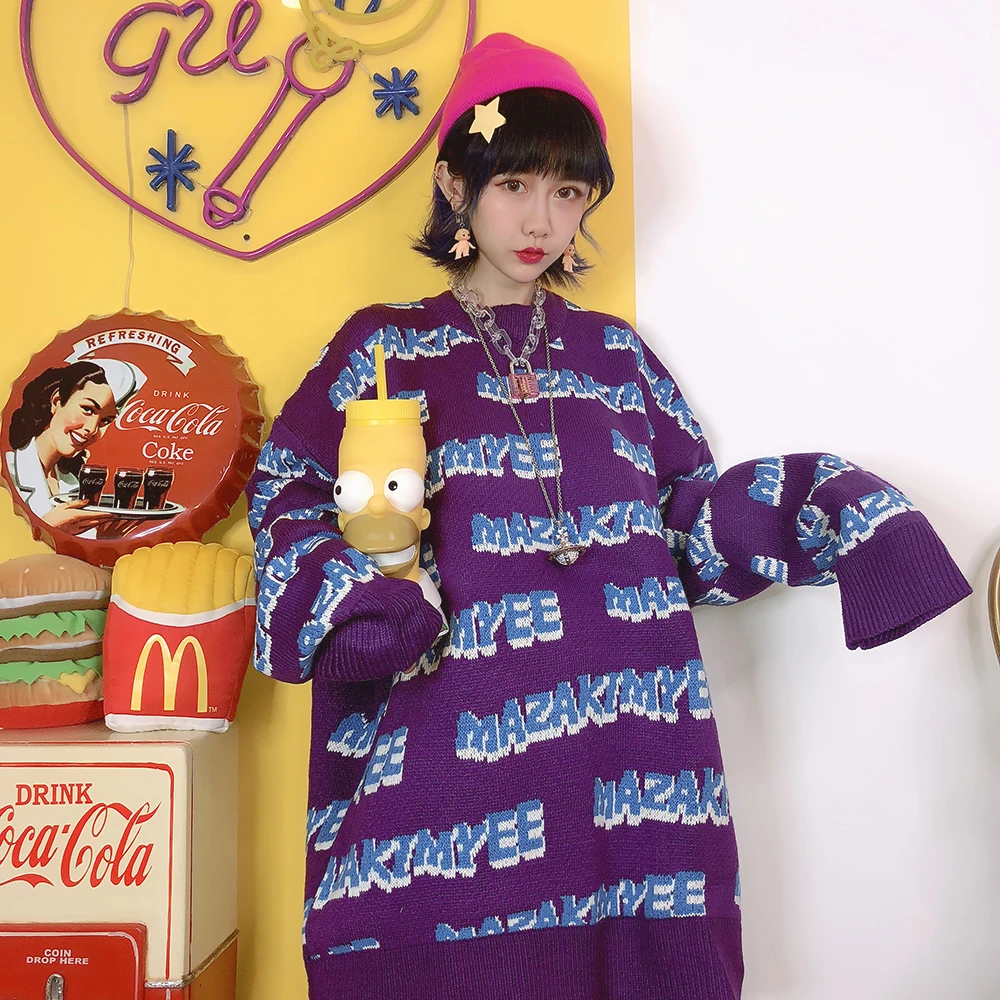 2019 новые буквы жаккардовый вязаный мужской и женский супер огненный красный