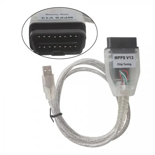Perfect SMPS MPPS V13.02 ECU чип перекарта настройки Flash USB OBD2 Интерфейс K + CAN автомобильный