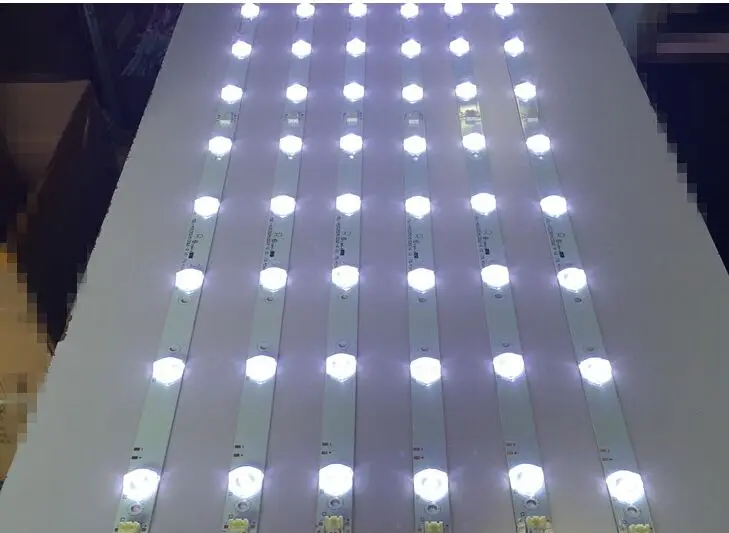 2 шт. универсальная Светодиодная лента для подсветки телевизора 32 дюйма с 8