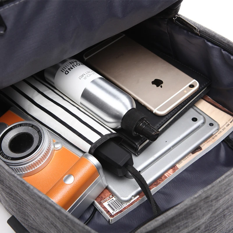 Водонепроницаемый большой Ёмкость 15.6 дюймов Сумка для ноутбука человек usb Дизайн