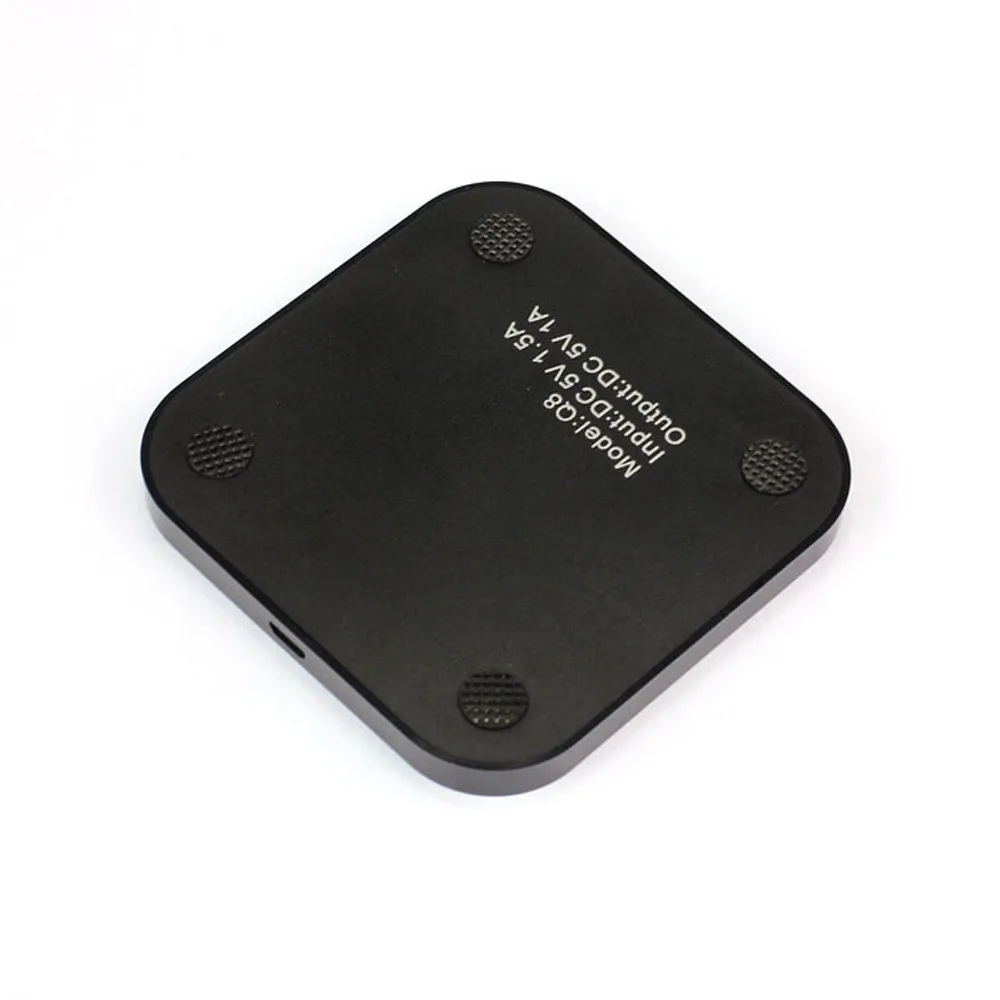 New Portable Mini Qi Safe Wireless Charger Charging Pad Dual USB For Iphone8/8 Plus/X for Samsung Galaxy 180116|charging pad|wireless charger