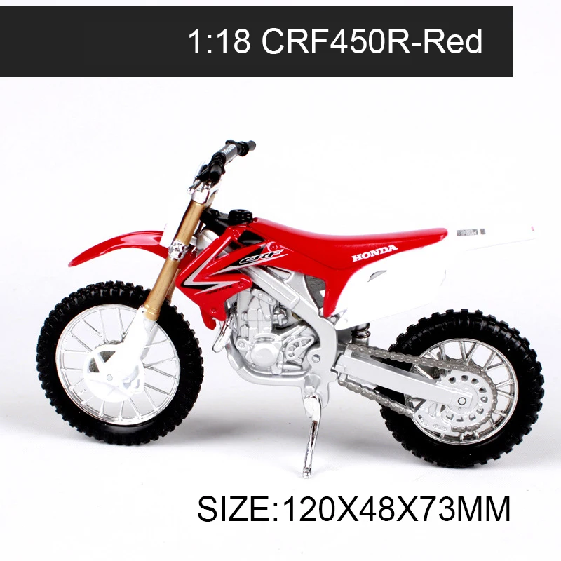 Модели мотоциклов Maisto CRF450R CR250R XR400R 1:18 модель внедорожника велосипедная база