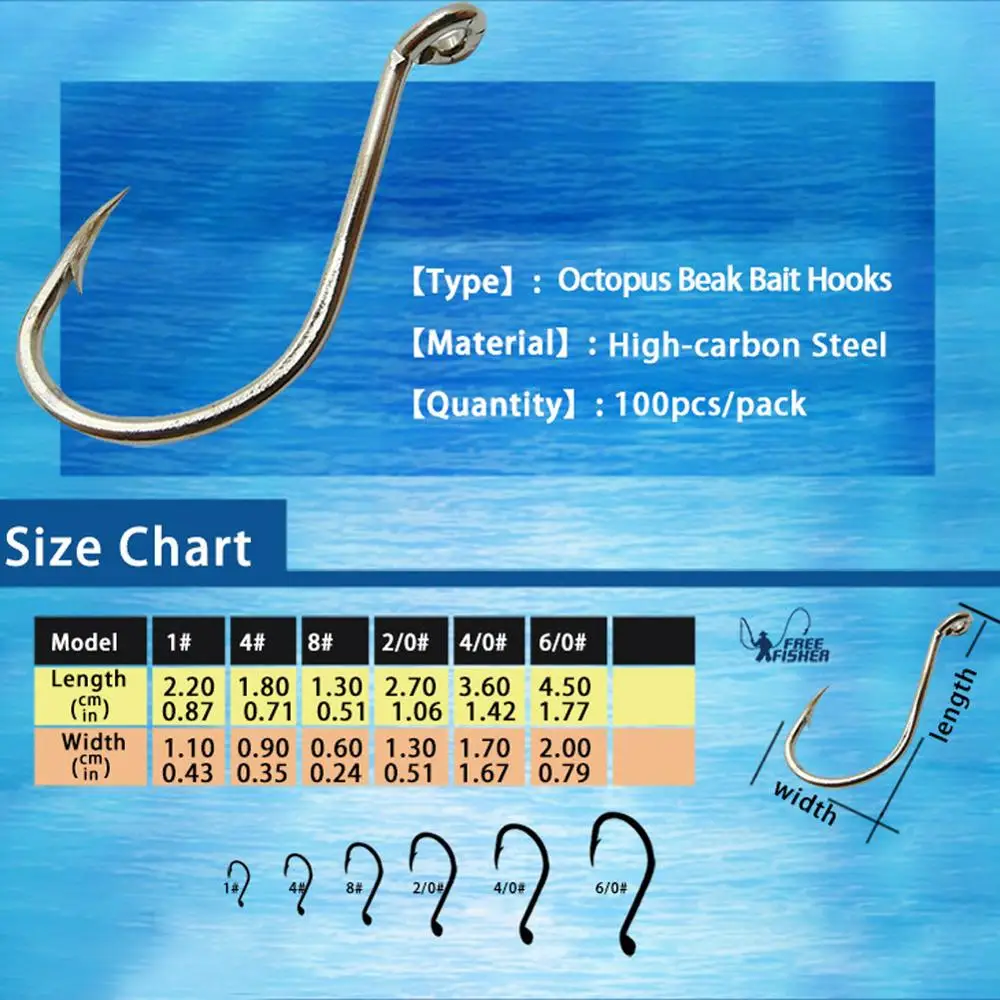 100 шт./компл. рыболовный крючок для карпа колючий одинарные Крючки рыболовные