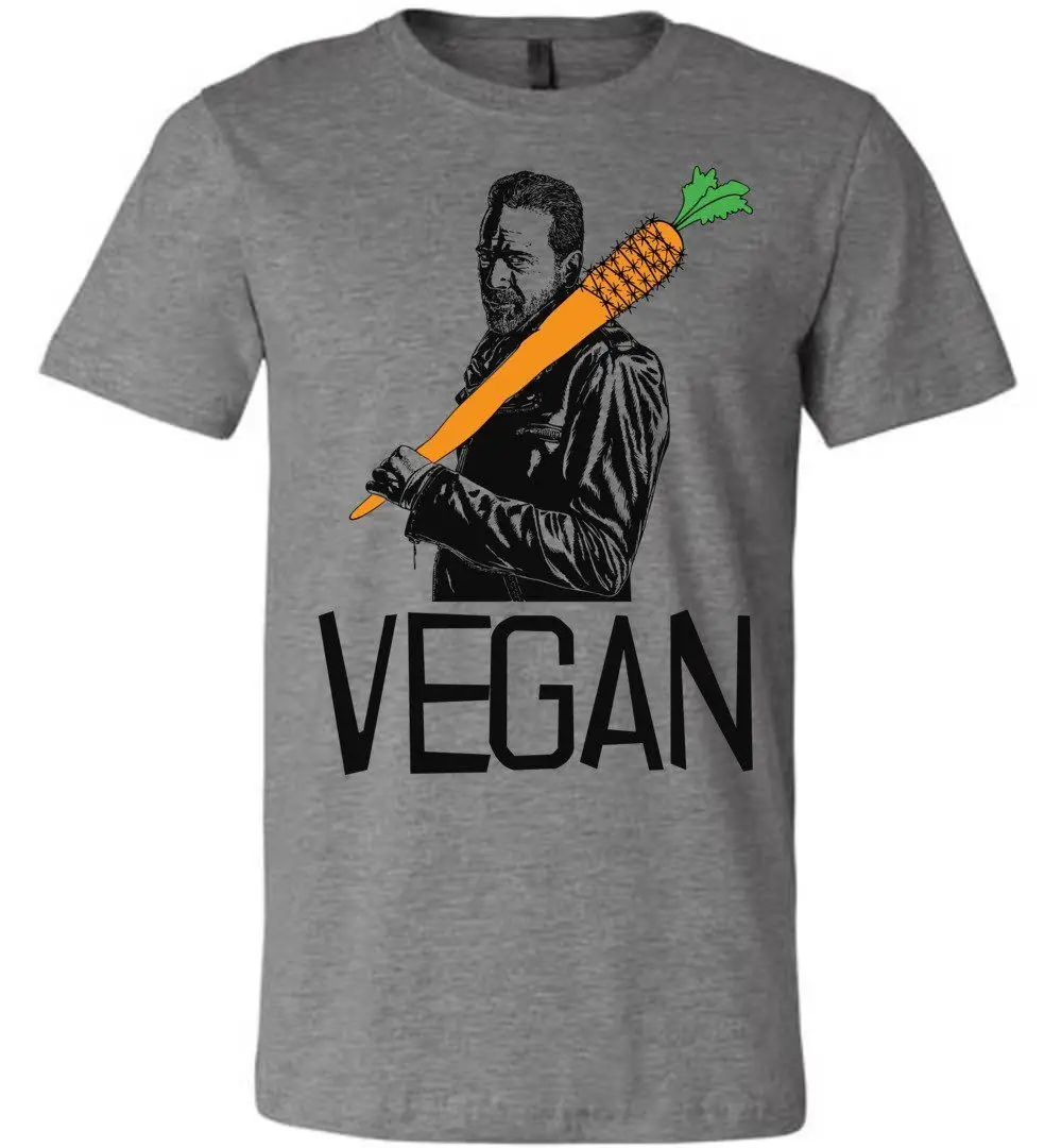 Забавная футболка унисекс с надписью The Walking Dead Negan Vegan 2019|Мужские футболки| |