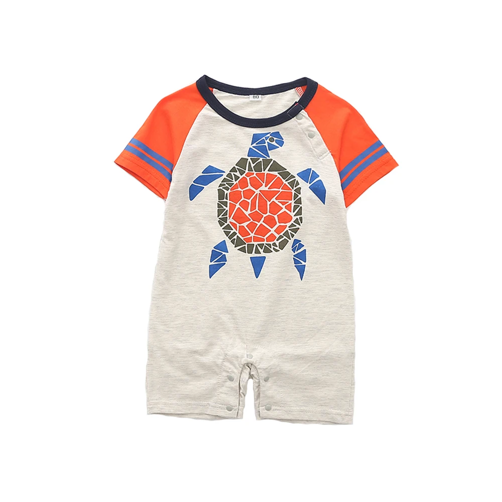 Детская летняя одежда с милым принтом тигра популярная детская | Мать и ребенок