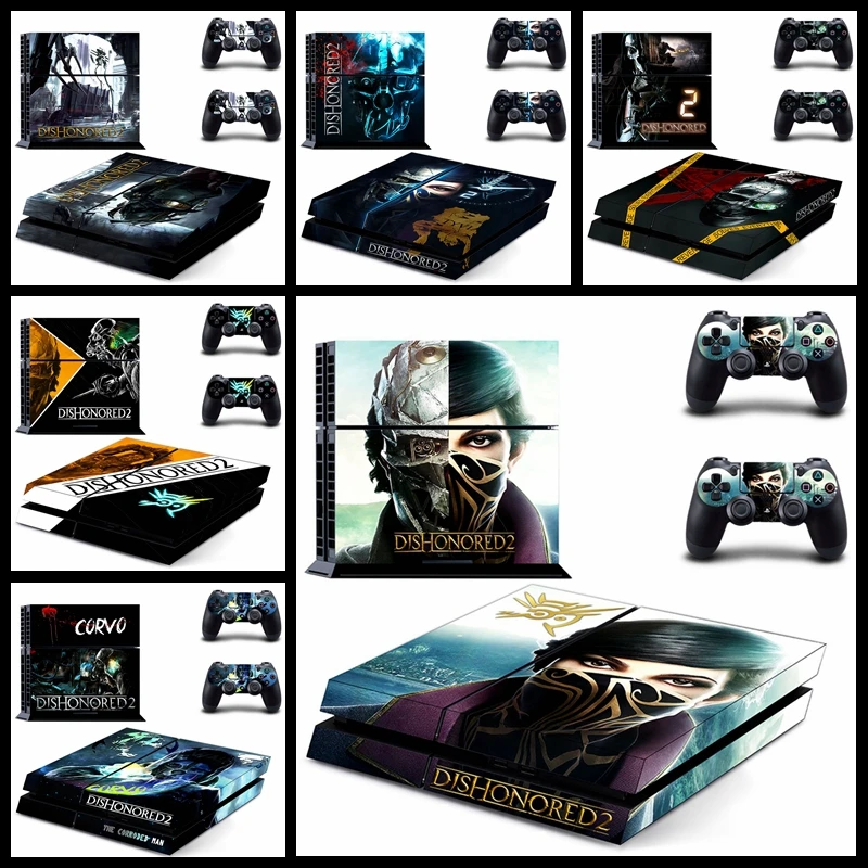 Виниловый фон для Dishonored 2 Обложка из игры наклейка PS4 Стикеры Игровые приставки 4 и