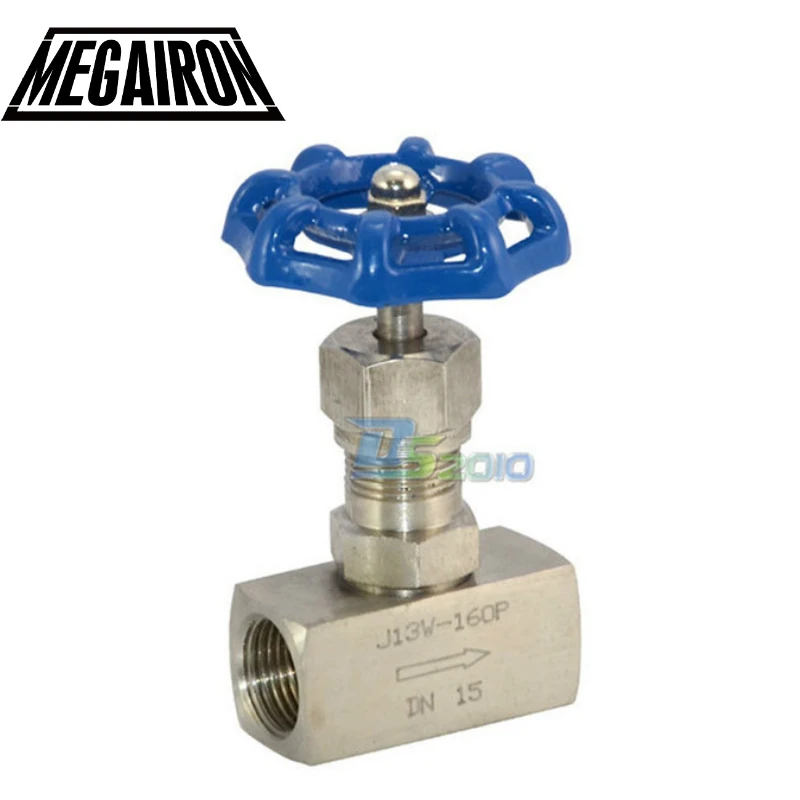Megaron 1/2 &quotDN15 резьба J13W 160P SS304 игольчатый клапан высокого давления женский