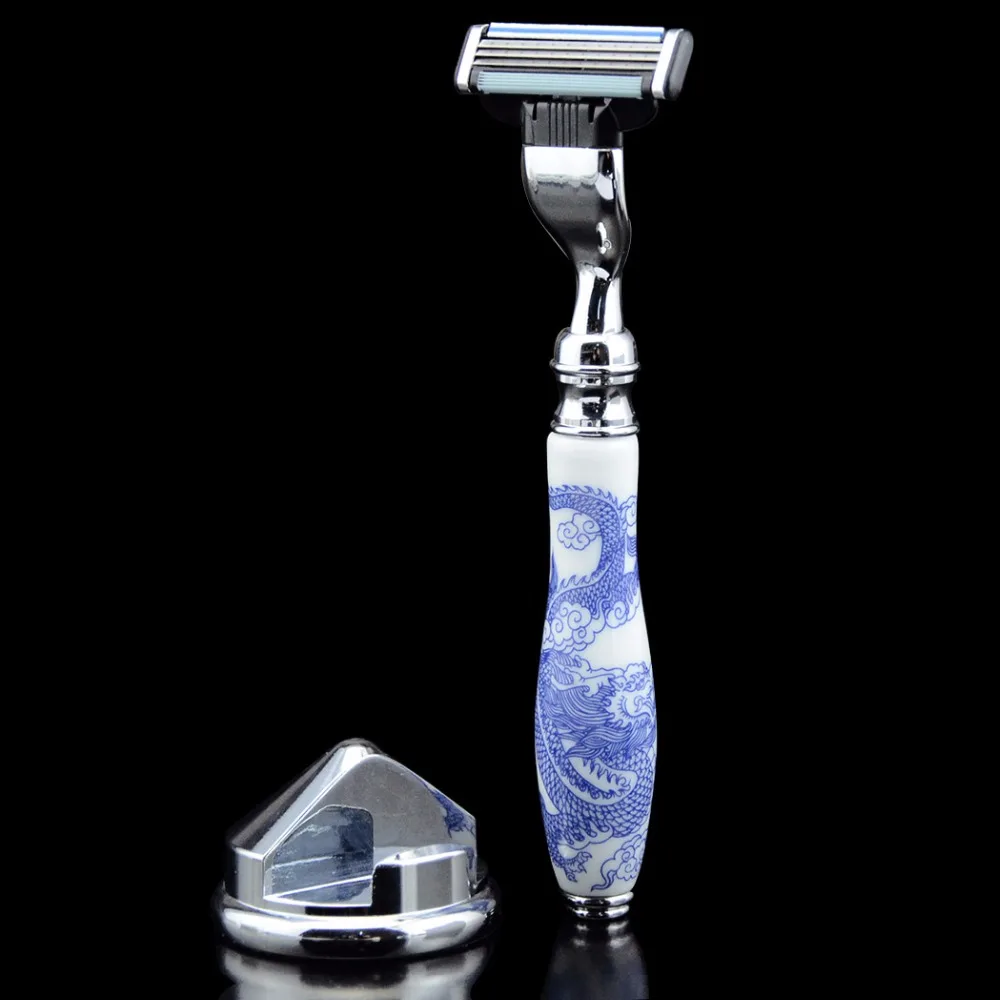 Бритья Руководство Бритвы Бритва Заправка Картридж Керамический Дракон Шаблон