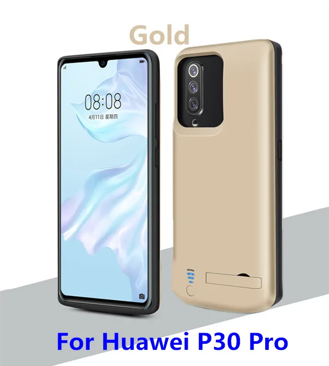 NTSPACE 5000 мАч запасной внешний аккумулятор зарядный чехол для huawei P30 внешний аккумулятор зарядное устройство чехол s для huawei P30 Pro Чехол питания - Цвет: Gold for P30 Pro
