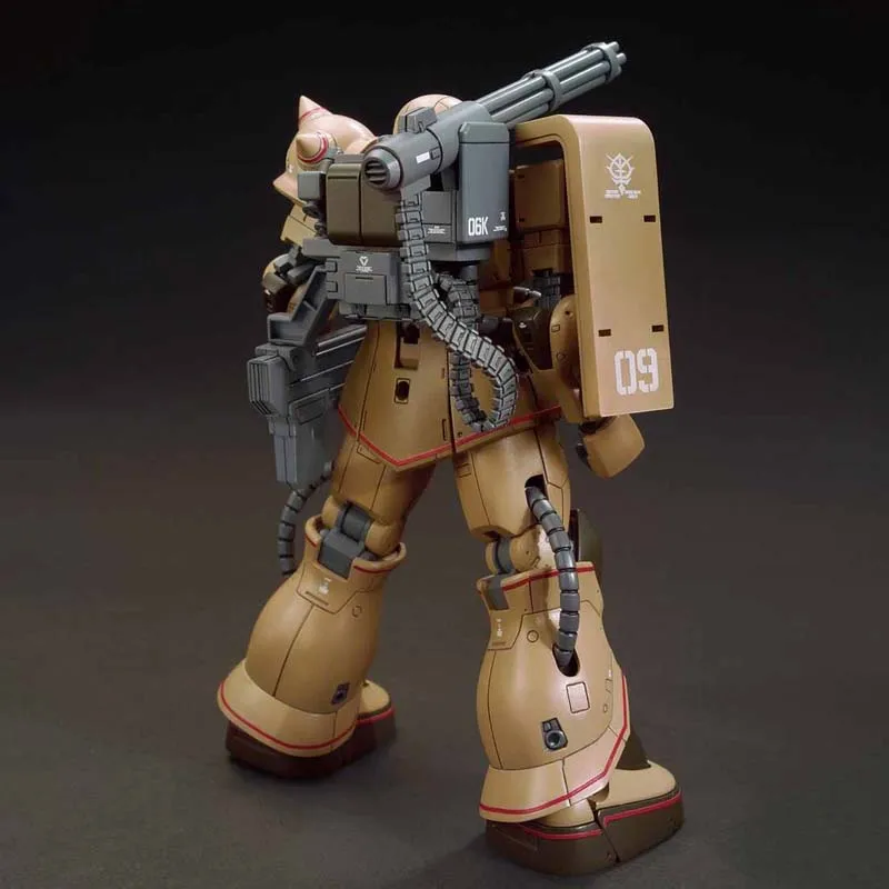 Bandai Gundam 1/144 HG мобильный костюм MS 06CK Zaku половина Cannon собрать модель Наборы Фигурки