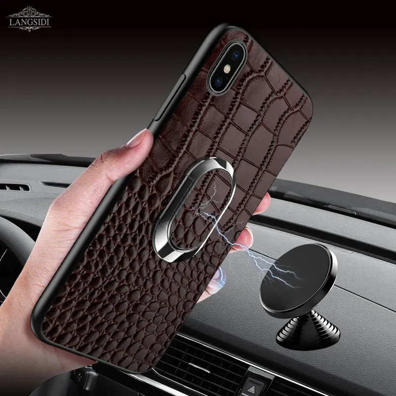 LANGSIDI чехол из натуральной кожи для Xiaomi Mi 9 8SE 6 6X чехлы телефонов MI 8 Mix2s 2019 новый