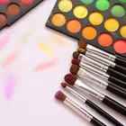 Набор кистей для Профессиональный макияж глаз, натуральные тени для век, подводка для бровей, крем, размазывание, контур, тени, растушевка, макияж