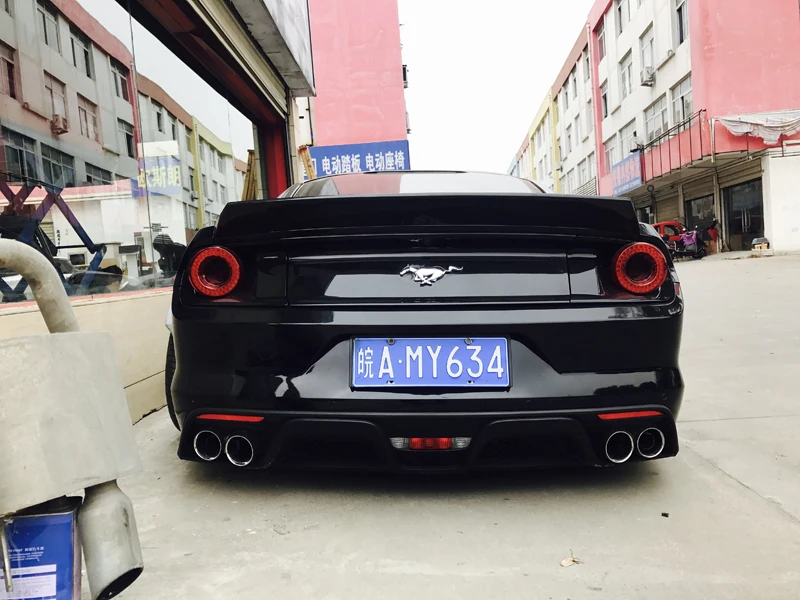 Подходит для Ford Mustang спойлер 2 двери Mustang черный Высокое качество углеродного волокна заднего крыла Спойлер