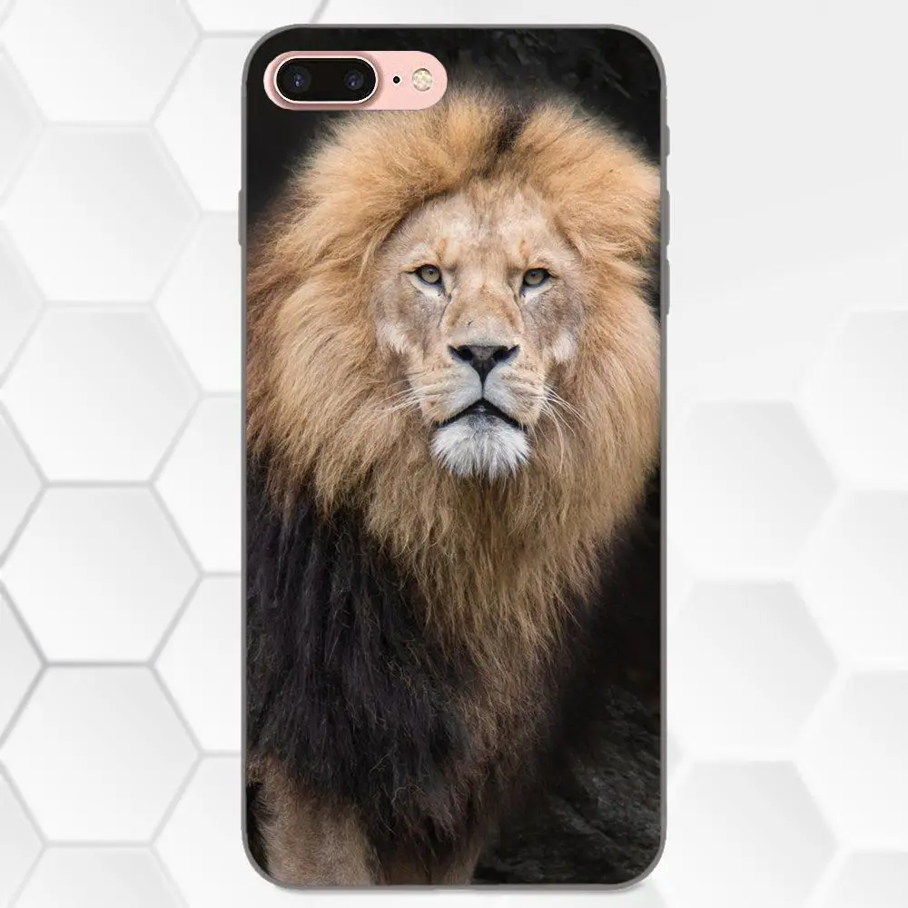 For Samsung Galaxy A3 A5 A6 A6s A7 A8 A9 Star Plus 2016 2017 2018 Soft Silicone TPU Black Case Accessories King Lion Drawing Art | Мобильные