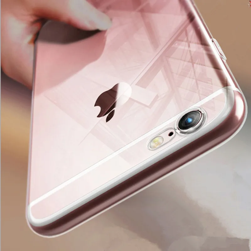 Модный прозрачный чехол для iPhone X XS XR Max 8 7 6 6S Plus Мягкий защитный из ТПУ |