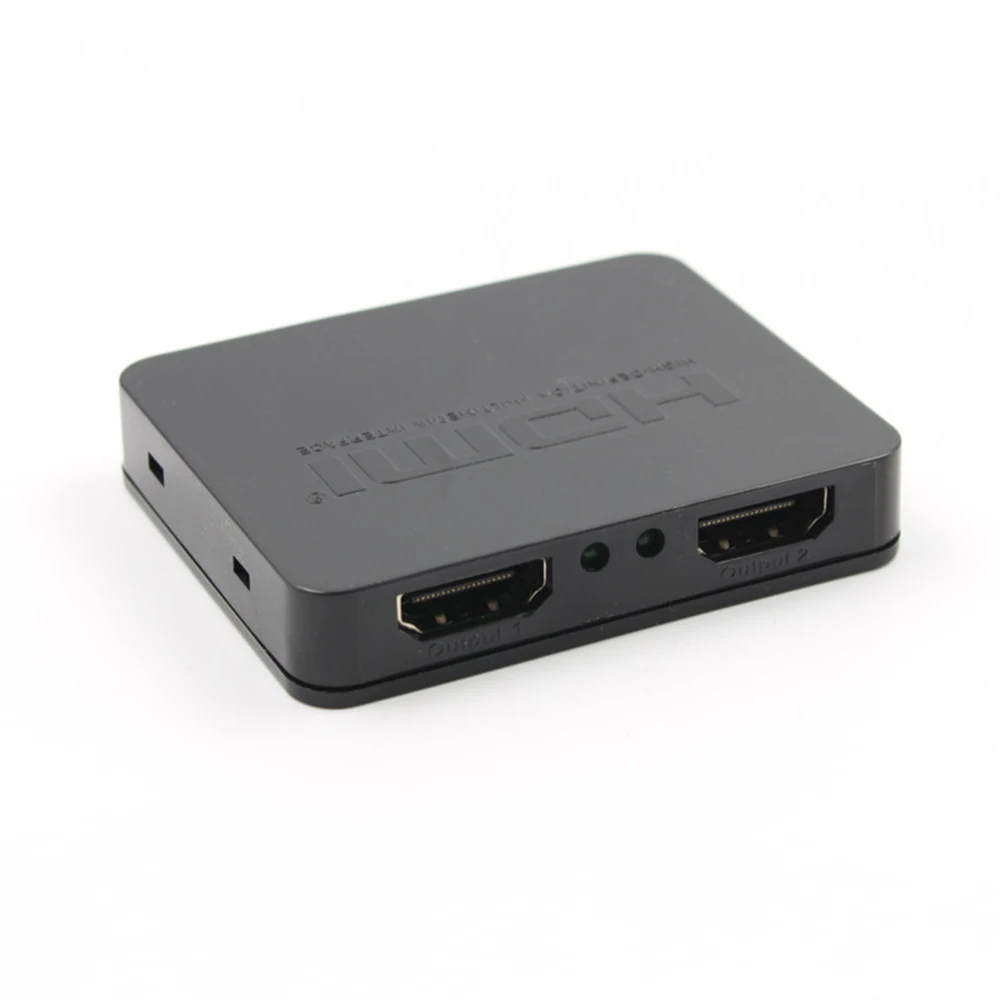 1x вход 2x выходы HD 4K 1080p HDMI сплиттер 2 порта ретранслятор усилитель конвертера