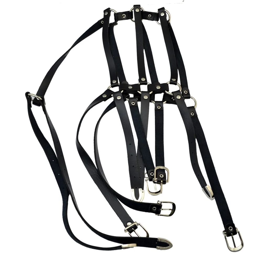 Рождественские черно-коричневый любовника модные сапоги в панковском стиле