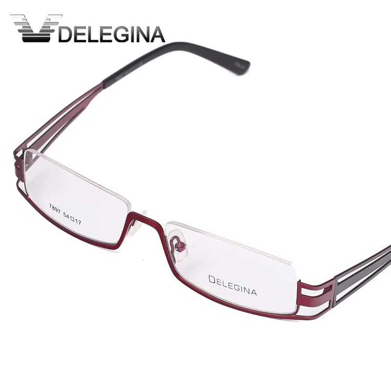 Мода 2018 полуободковая брендовая дизайнерская оправа для очков мужские