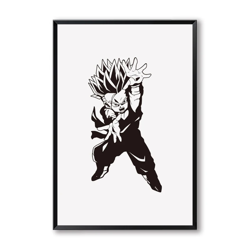 Dragon Ball Сон Гоку милый А4 холст живопись искусство печать плакат картина украшение дома мальчик спальня настенный Декор фрески - Цвет: 3