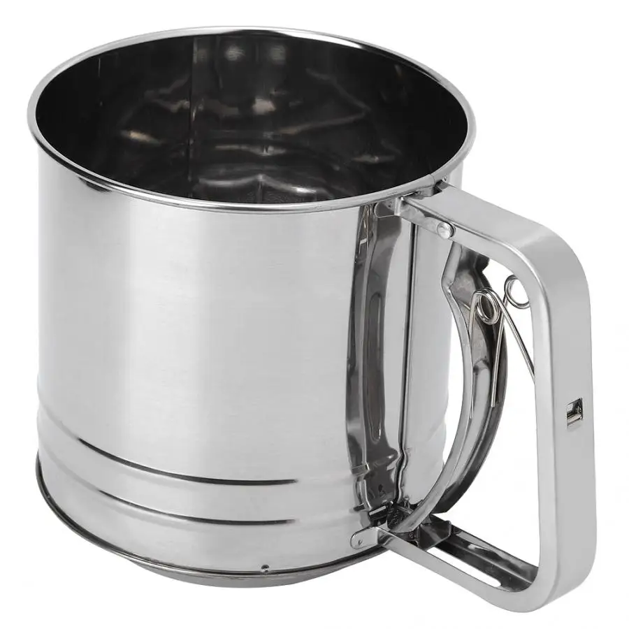 Двухслойная сетка из нержавеющей стали сито для муки ручной шейкер сахарной