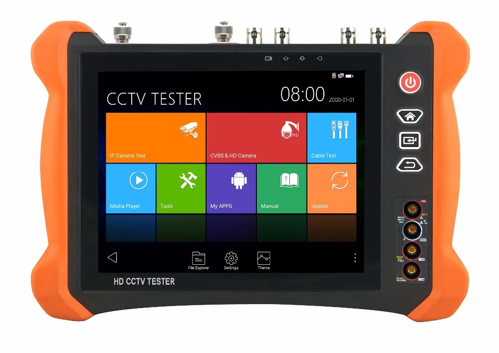 best quality 8 inch X9 CCTV TESTER  multi-function cctv wifi IP camera tester with 8MP CVI /8MP TVI /5MP AHD