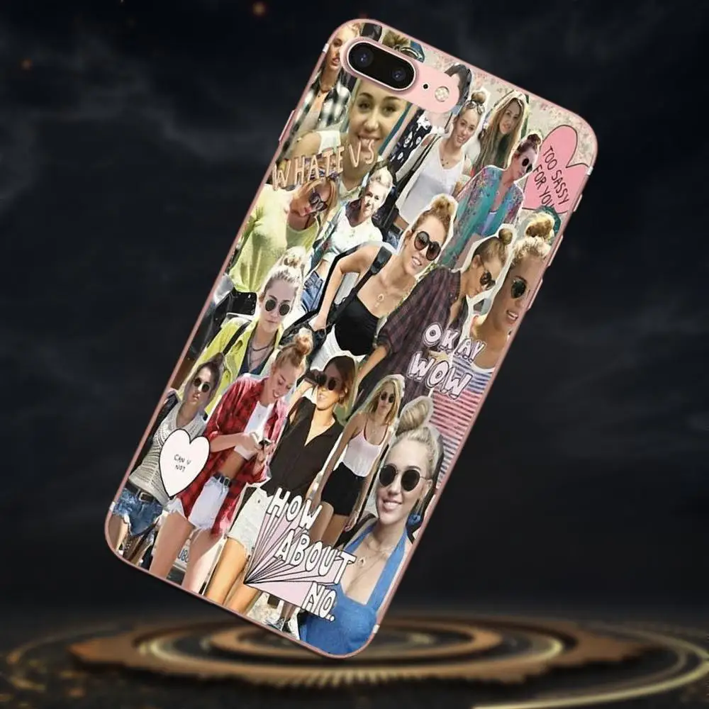 Милый чехол Аватар с блестками и коллажем Miley Cyrus для Huawei Mate 7 8 9 10 20 P8 P9 P10 P20 P30 Lite Plus