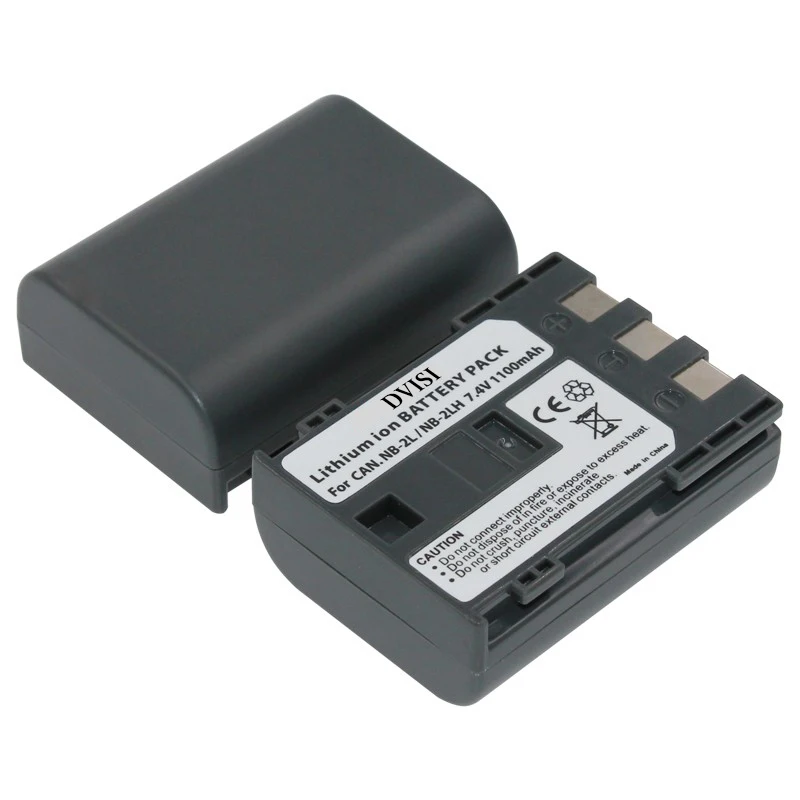 DVISI NB-2L NB2L NB 2L 1100mAh Li-ion Батарея для камеры для Canon Power shot S30 S40 S45 S50 S60 S70 350D 400D G9 G7 on.