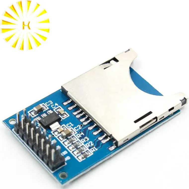 1 шт. Лидер продаж модуль для чтения и письма sd карты слот гнездо считыватель ARM MCU
