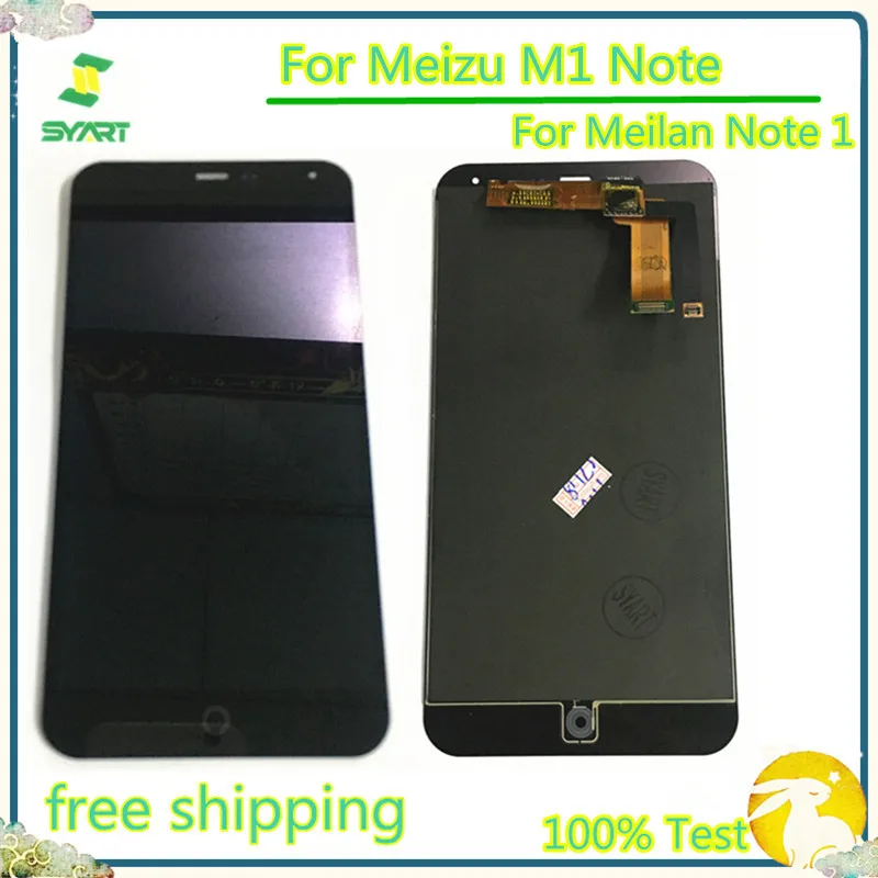 ЖК-дисплей для Meilan Note 1 кодирующий преобразователь сенсорного экрана в сборе Meizu M1
