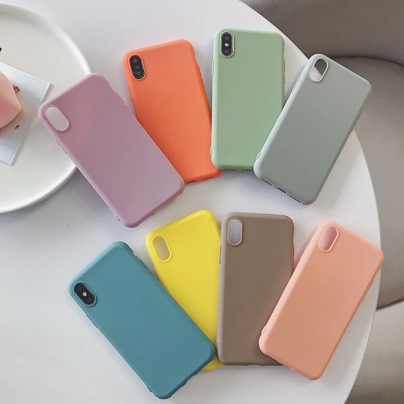 Твердые Цвет ЧЕХОЛ ДЛЯ Vivo V15 V11 V11i Y91 Y91i Y95 X27 IQ00 Y81 Y81i Y81S Чехол Мягкий матовый чехол-накладка для мобильного телефона из ТПУ чехол s