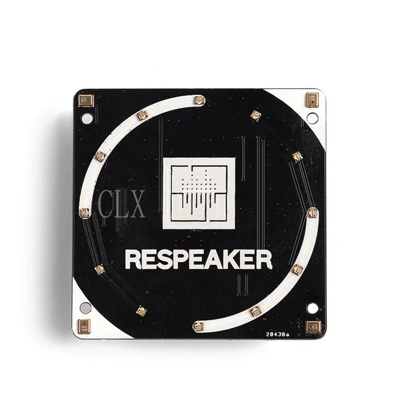 ReSpeaker 4-Mic массив для Raspberry Pi 4 микрофона AI Voice Quad-микрофон Плата расширения pi 3B/4B |