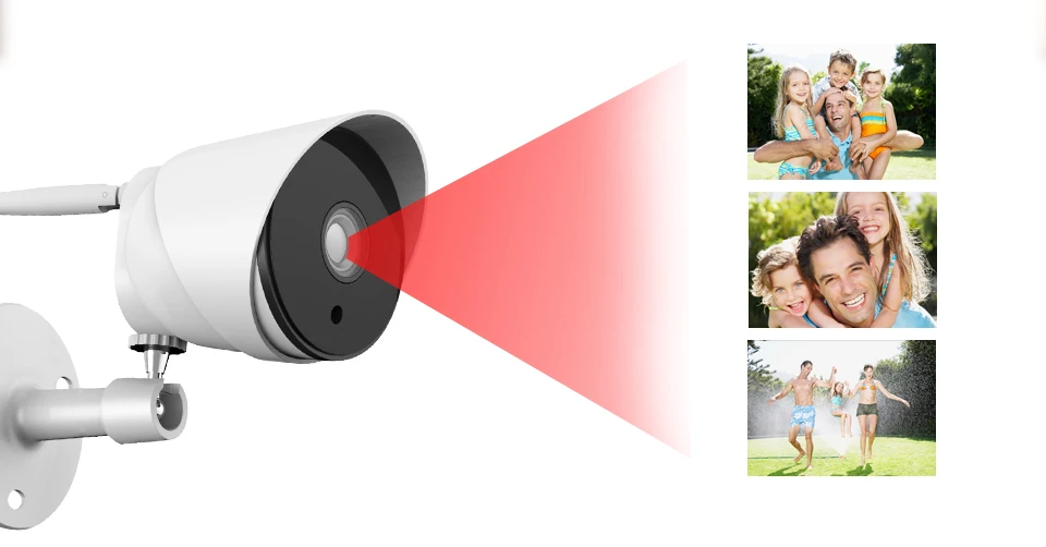 Kervay Водонепроницаемая 1080P уличная HD Wi-Fi ip-камера CCTV Беспроводная P2P камера наблюдения с управлением приложением ночного видения